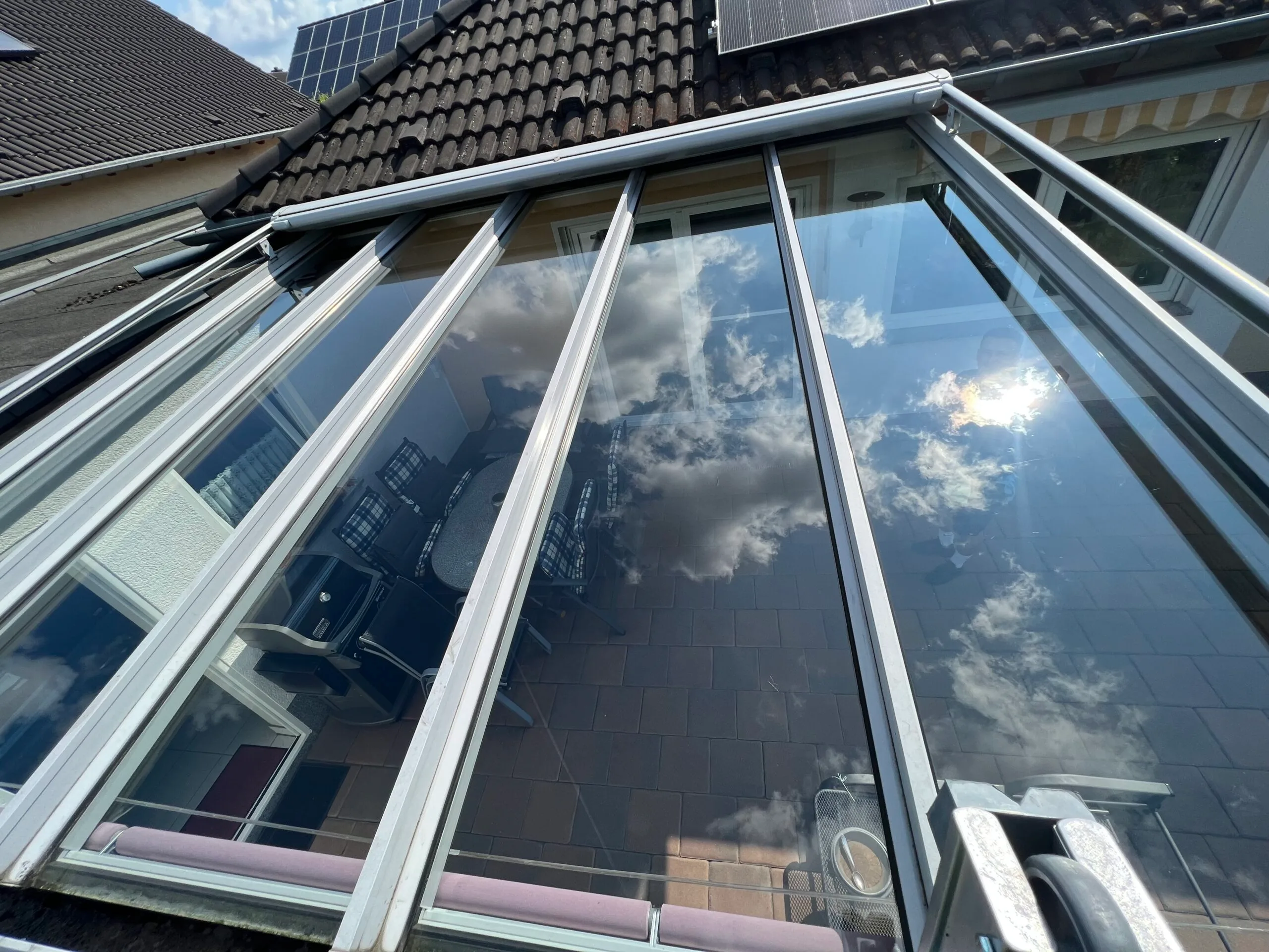 Glasdachreinigung Gebäudedienste Dark